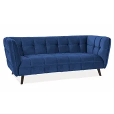 Sofa CASTELLO 3 VELVET blue